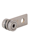 Genuine Unistrut P2949-EG 2 Wheel Trolley Assembly, side view, electro-galvanized zinc, for use with P1000 to P5501 strut channels.