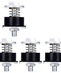 Unistrut Trolley Limit Hardware For 1-5/8 Inch Strut Channel, rubber and spring components for anti-vibration, set of four pieces.
