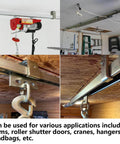 Unistrut Channel Trolley Track installed on ceiling for lifting applications with hangers in automation systems.