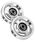 Universal Aluminium Alloy Bearing Pulley Wheel for Sports Fitness Equipment, 95mm Size, High Load Capacity 660 lbs, 2 Pieces
