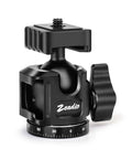 Professional Ball Head Mount With 360 Degree Rotation One Quarter Inch And Three Eighths Inch Thread for cameras and tripods.