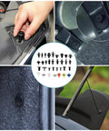 1365Pcs Car Push Retainer Clips Kit Must Have JNLK Universal Fit With 44 Most Popular Sizes Nylon Fasteners Set Blue displayed in use