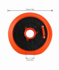 Top view of Universal Grease Suction Plate For Cars With Leakproof Design And Efficient Oil Absorption by SIXRUN, 29cm diameter.
