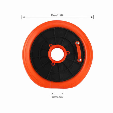 Top view of Universal Grease Suction Plate For Cars With Leakproof Design And Efficient Oil Absorption by SIXRUN, 29cm diameter.
