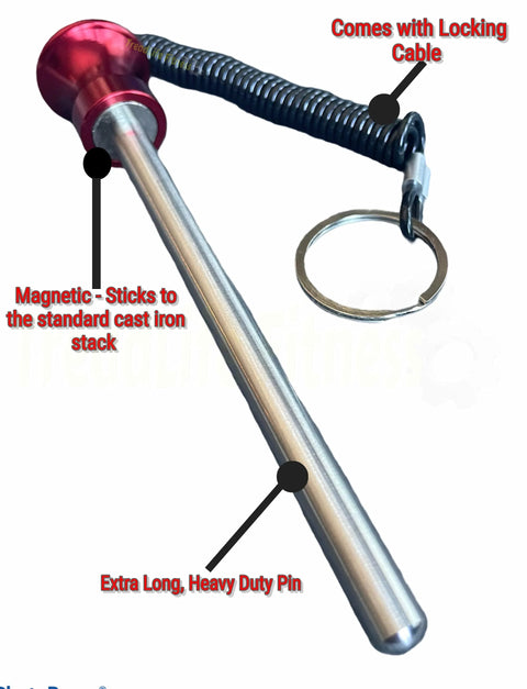 Universal Weight Stack Pin For Commercial Gyms And Home Gyms Heavy Duty Aluminum Alloy Pin With Three Eighths Inch Diameter