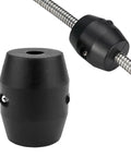 Universal Hose Weight Ball Replacement for Kitchen Pull Down Faucets with Screw Type Gravity Ball installed on metal hose.