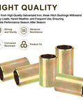 5 Pack Universal Lower Lift Arm Bushing Fits Category II To I Hitch Systems Cat I To Cat II For Tractor Im plements, five galvanized bushings