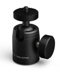 Universal Mini Tripod Ball Head with One Quarter Inch Screw in Stainless Steel and Aluminum Alloy, 360 Degree Pan, 90 Degree Tilt