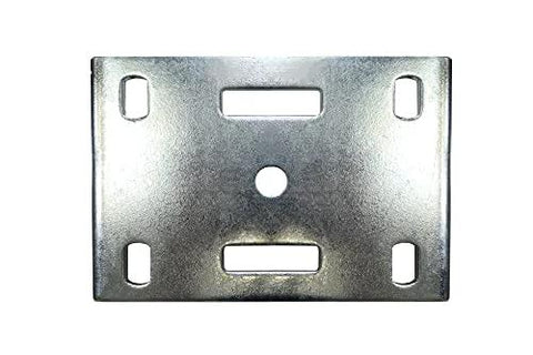 Universal mount for Heavy Duty Flat Free Spring Gate Caster Eight Inch Wheel 220 Pound Load Capacity on uneven ground