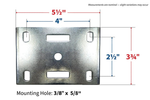 Heavy Duty Flat Free Spring Gate Caster With Universal Mount eight inch wheel mounting bracket dimensions
