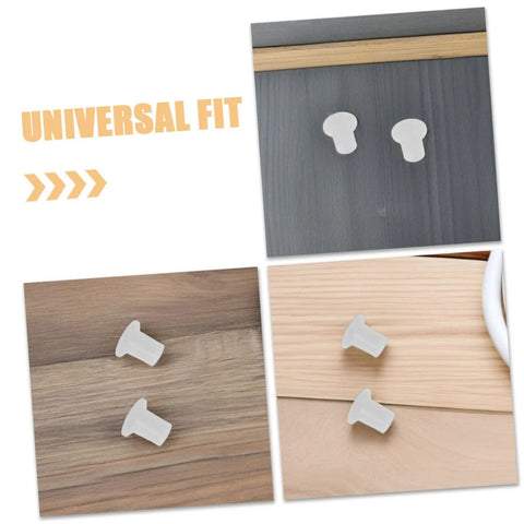 50 Pack Inline Skate Edge Covers and Side Bushings for Roller Skates Universal Bearing Replacement Kit on wood surfaces
