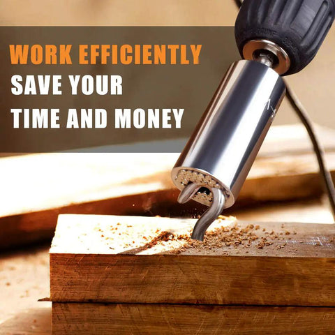 Universal Socket Tool Set For Men Gifts For Dad Husband Grandpa Stepdad With Power Drill Adapter adjustable grip in use on wood