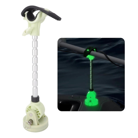 Trolling motor stabilizer mount, marine-grade aluminum with 7-angle adjustable joint for Terrova PowerDrive.