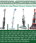 Restore strong suction and peak cleaning with this four pack of replacement vacuum belts, compatible with select Bissell models.