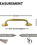 Richmond Unlacquered Brass Cabinet Pulls And Solid Brass Drawer Handles For Kitchen Cabinets And Furniture With Screws Included Handmade