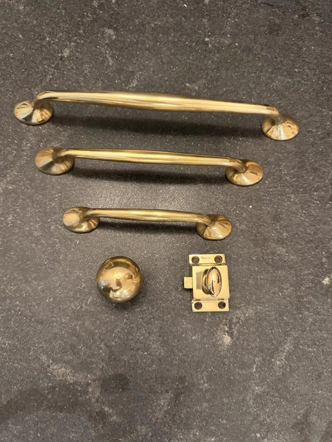 Richmond Unlacquered Brass Cabinet Pulls And Solid Brass Drawer Handles For Kitchen Cabinets And Furniture With Screws Included