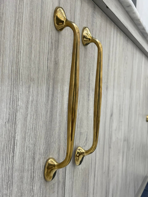 Richmond Unlacquered Brass Cabinet Pulls And Solid Brass Drawer Handles For Kitchen Cabinets And Furniture With Screws Included