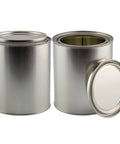 Empty Quart Paint Cans With Lids Pack Of 2 Unlined Metal Cans For Solvents Oil Based Paints Coatings Adhesives And Crafts