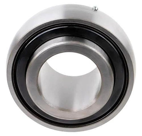 Front view of Beefy Industrial Grade Unmounted Ball Bearing SG220EL 1.25 Inch for heavy duty machinery, sealed for longevity.