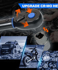 UPGRADE 1/2" Drive Click Torque Wrench,10-180ft.lb,Dual-Direction Adjustable 72 Tooth Click Torque Wrench for Bike, Motorcycle