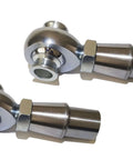USA 3/4 Rod End Heim Joint Kit with Right and Left Hand Threads, Dual .750 Chromoly Joints, Tube Adapters, Jam Nuts, Misalignment Spacers