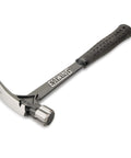USA-made 19 oz rip claw framing hammer with milled face and shock reduction grip, magnetic nail starter, forged steel