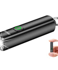 Rechargeable EDC Flashlight With USB C Port, 360 Lumen Mini Keychain Light, Three Modes, Memory Function, Waterproof, Ultra Compact