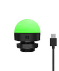 Industrial Three Stack USB LED Andon Tower Light With Buzzer For Workstations And Production Lines, green LED status indicator