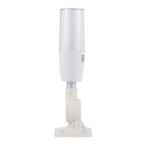 Front view of 7 Color USB LED Tower Signal Light with Buzzer for Industrial Alerts, ABS body, PC lens, IP53 rated.