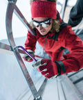 Person using PB Swiss Tools Rainbow Key L Wrench Set 2212 LH 10 RB 9 Piece Hex Key Set with Ball Point on metal structure