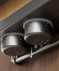utensil hanger, wall mounted kitchen rail with hooks, waterproof hooks for kitchen utensils cups hanging, easy installation without drilling