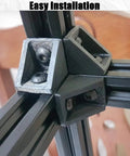 Close-up of aluminum frame with joint design for ✝️ 10-Pack Utility Cart Aluminum Frame Lightweight Built for Moving Boxes and Cargo