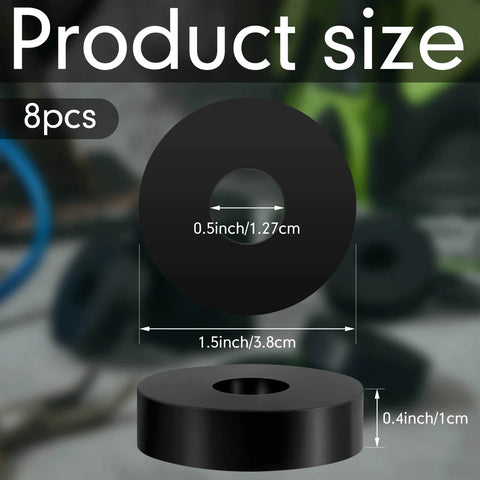 Product size diagram showing 8 pcs with dimensions for 8-Pack Utility Cart Built for Moving Boxes, Appliances, and Heavy Cargo.