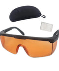 UVC 400 Blue Light Blocking Safety Glasses ANSI Z87 Protective Eyewear with case and cleaning cloth
