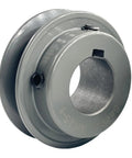 V Belt Pulley 1 Inch Bore 2.5 Inch OD Single Groove Cast Iron Sheave For A 3L 4L V Belts With 1/4 X 1/8 Keyseat