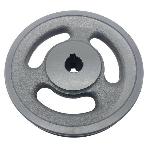 V Belt Pulley 4.75 Inch Outer Diameter With Five Eighth Inch Fixed Bore Cast Iron AK Single Groove For A 3L And 4L V Belts