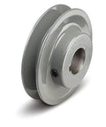 Fixed Bore Five Eighths Inch V-Belt Pulley With 1 Groove Standard Pulley For 3.45 Inch Outer Diameter, side angle view