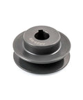 2.5 Inch Outer Diameter Single Groove Web Sheave With Five Eighths Inch Fixed Bore For V Belt Pulleys 4L A AX Cast Iron