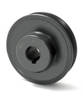 Single Groove V Belt Pulley With Three Inch Outer Diameter And Five Eighth Inch Bore Fixed Bore For V Belt Sections A AX 4L, cast iron view