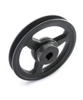 Single Groove V Belt Pulley 5.95 Inch Outer Diameter With Five Eighth Inch Bore Cast Iron Fixed Bore For V Belt 4L A AX Belts Durable