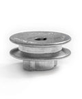 Heavy Duty 2.5 Inch V Groove Drive Pulley with Half Inch Bore, Z3A Zinc Alloy Die Cast Construction, precision machined, side view