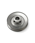 V-Groove Drive Pulley 4 Inch Outside Diameter 3/4 Inch Bore Heavy Duty Split Steel Construction With 3/16 Inch Keyway And Two Factory-Inserted Set Screws
