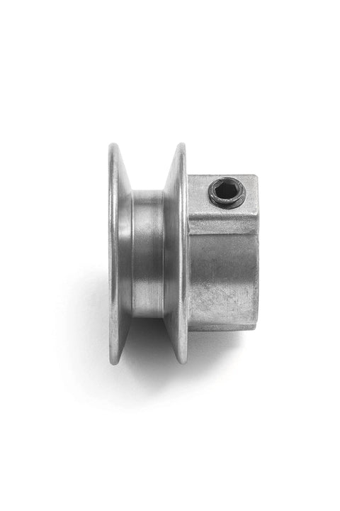 Side view of Heavy Duty 1.75 Inch V Groove Drive Pulley 34 Degree Zinc Alloy Die Cast With 3/4 Inch Bore for industrial use