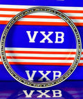 VA035XP0 Thin Section Bearing 3.5" x 4" x 0.25" inch, open design with nylon cage, displayed against VX logo.