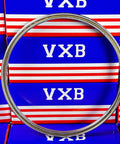 VA050CP0 Thin Section Bearing 5" x 5-1/2" x 1/4" inch displayed in front of vibrant VX8 boxes.