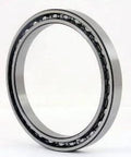 VA060XPO Thin Section Bearing ID 6" OD 6-1/2" Width 1/4" inch, slim design showing brass cage and ball bearings.