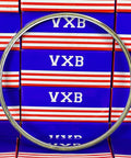 VA070CP0 Thin Section Bearing 7" x 7-1/2" x 1/4" inch shown on a backdrop of VXB boxes.