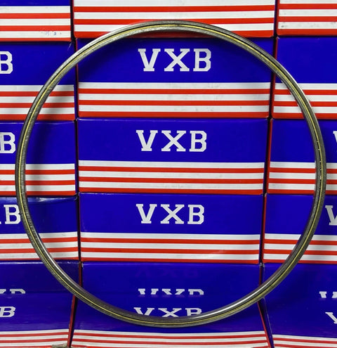 VA075CP0 Thin Section Bearing 7-1/2" x 8" x 1/4" inch displayed against VXB boxes.