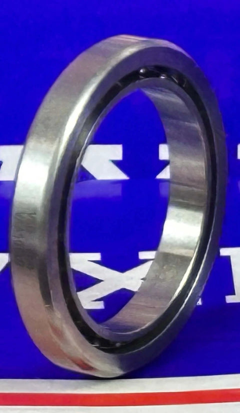 VAA10CL0 Thin Section Bearing - Slim 1" x 1.375" x 0.188" inch, displaying a side view of the chrome steel design.