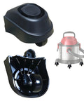 2 Pack Foot Caster And Caster Wheel Kit 12388 And 12293 Compatible With 6 Gallon And 16 Gallon Wet Dry Vacuums Replacement Caster Accessories Durable Plastic Construction With Smooth Rolling Bearings, shown with vacuum example.